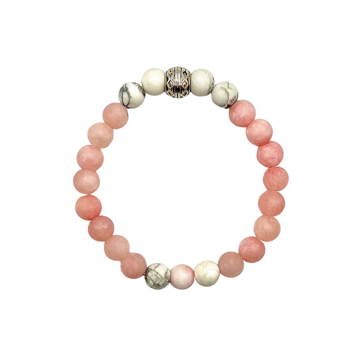 Pink Jade Stone Bracelet - Limited Edition